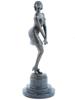 ART DECO FRENCH BRONZE DANCER FIGURE BY ARMAND GODARD PIC-2