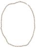 MODERN 14K GOLD AND MOTHER OF PEARL JEWELRY NECKLACE PIC-1