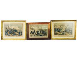 ANTIQUE AMERICAN CIVIL WAR HAND COLORED LITHOGRAPHS