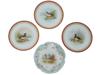 LOT OF FOUR DECORATIVE FRENCH LIMOGES PLATES PIC-1