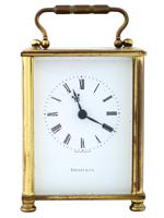 ENGLISH QUARTZ TABLE CLOCK BY TIFFANY AND CO