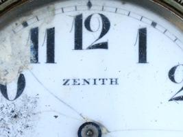 ANTIQUE ZENITH OPEN FACE POCKET WATCH