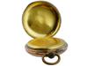 ANTIQUE EL AGUILA GOLD PLATED OPEN FACE POCKET WATCH PIC-9