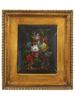 DUTCH SCHOOL FLORAL STILL LIFE OIL PAINTING SIGNED PIC-0