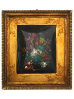 DUTCH SCHOOL FLORAL STILL LIFE OIL PAINTING SIGNED