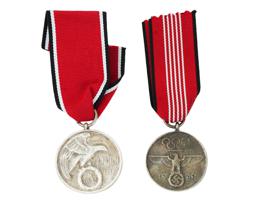 NAZI GERMAN 1936 OLYMPIC MEDAL AND BLOOD ORDER