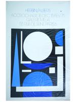 1975 AUGUSTE HERBIN JOSEF ALBERS SCREEN PRINT POSTER