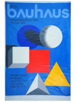 1968 BAUHAUS SILKSCREEN POSTER BY HERBERT BAYER