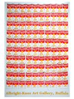 100 CANS POSTER ALBRIGHT KNOX GALLERY ANDY WARHOL