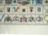 ANTIQUE COLORED LITHOGRAPH TABLE OF COATS OF ARMS PIC-3