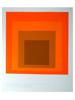 JOSEF ALBERS GEOMETRIC OP ART AMERICAN SILK SCREEN PIC-0