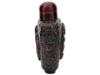 ANTIQUE CHINESE IMMORTALS CARVED AMBER SNUFF BOTTLE PIC-3