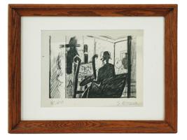 GEORGES BRAQUE FRENCH LIMITED EDITION ETCHING 1950