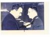 SIGNED SOVIET PHOTO W YURI GAGARIN AND BREZHNEV PIC-0