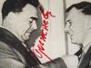 SOVIET PHOTO AUTOGRAPHED BY GAGARIN AND BREZHNEV PIC-1