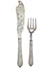 ANTIQUE ENGLISH NOBLE STERLING SILVER CUTLERY SET PIC-2