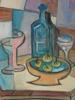 CZECH CUBIST STILL LIFE OIL PAINTING BY EMIL FILLA PIC-1