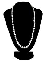 14K GOLD GRADUATED CULTURED PEARL NECKLACE