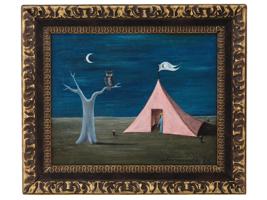 GERTRUDE ABERCROMBIE SURREAL AMERICAN OIL PAINTING