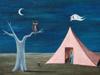 GERTRUDE ABERCROMBIE SURREAL AMERICAN OIL PAINTING PIC-1