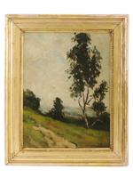 POLISH LANDSCAPE PAINTING BY JAN STANISLAWSKI SIGNED