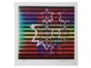 YAACOV AGAM SIGNED JUDAICA OP ART HOLOGRAM AGAMOGRAPH PIC-2