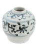 ANTIQUE CHINESE QING DYNASTY UNDERGLAZE PORCELAIN JAR PIC-1