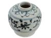 ANTIQUE CHINESE QING DYNASTY UNDERGLAZE PORCELAIN JAR PIC-0