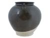 CHINESE TANG DYNASTY BROWN GLAZED JAR W LUG HANDLES PIC-1