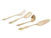 JAPANESE 24K GOLD PLATED STAINLESS STEEL SERVING SET PIC-3