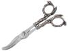 VOSS CUT GERMAN STERLING SILVER AND STEEL SCISSORS PIC-0