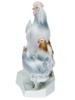 HUNGARIAN ZSOLNAY GLAZED PORCELAIN CHICKEN FIGURE PIC-2