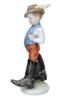 HEREND HUNGARY PORCELAIN FIGURINE BOY IN BOOTS PIC-1