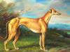AMERICAN OIL PAINTING OF A DOG BY WILLIAM MONINET PIC-2