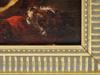 ANTIQUE 19TH C OIL PAINTING OF A MONKEY WITH LUTE PIC-2