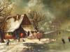 ANTIQUE DUTCH SCHOOL OIL PAINTING SIGNED BY ARTIST PIC-1