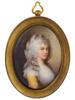 ENGLISH MINIATURE PORTRAIT PAINTING ON PORCELAIN PIC-0