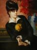 FRENCH LADY PORTRAIT OIL PAINTING AFTER LEON TANZI PIC-1