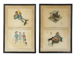 AMERICAN PRINTS OF CHILDREN BY NORMAN ROCKWELL