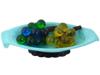 MID CENTURY AMERICAN GLAZED CERAMIC FRUIT BOWL PIC-1