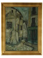 FRENCH GICLEE PRINT ON CANVAS AFTER MAURICE UTRILLO