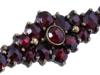 ANTIQUE VICTORIAN 14K GOLD AND GARNET BAR BROOCH PIC-5