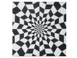 AMERICAN OP ART ACRYLIC PAINTING BY TIM RAY FISHER