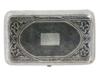 LARGE 19TH CENTURY RUSSIAN 84 SILVER NIELLO SNUFF BOX PIC-2