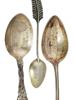 THREE SILVER SOUVENIR SPOONS AMERICAN CITIES PIC-5