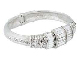 JUDITH LEIBER CRYSTAL RENEE BANGLE BRACELET IOB