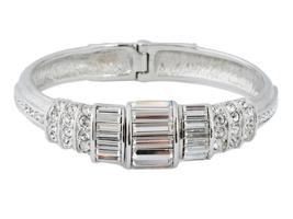 JUDITH LEIBER CRYSTAL RENEE BANGLE BRACELET IOB