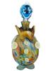 ITALIAN MURANO HAND BLOWN ART GLASS CLOWN DECANTER PIC-1