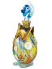 ITALIAN MURANO HAND BLOWN ART GLASS CLOWN DECANTER PIC-0