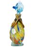 ITALIAN MURANO HAND BLOWN ART GLASS CLOWN DECANTER PIC-3